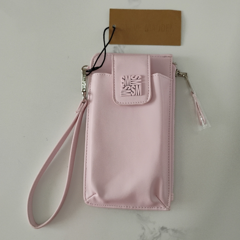 NWT Steve Madden Wallet/Wristlet - Pink MSRP $58